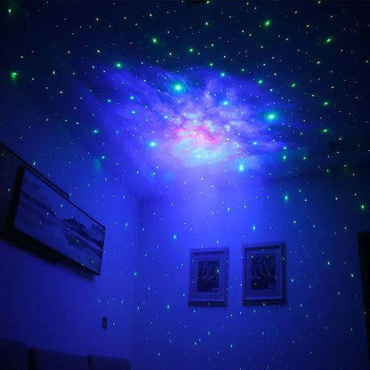 Astronaut projection light Room Bedroom decoration Star guitar top night light full Star laser atmosphere light gift