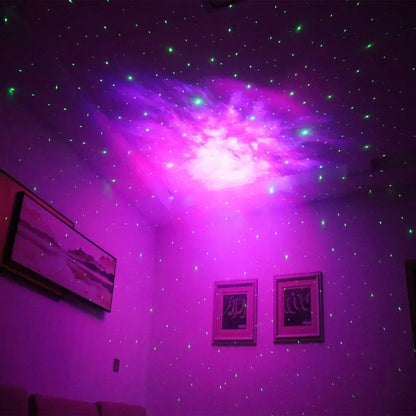 Astronaut projection light Room Bedroom decoration Star guitar top night light full Star laser atmosphere light gift