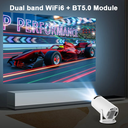 Projector HY300 PRO 4K Android 11 Dual Wifi6 260ANSI Allwinner H713 BT5.0 1080P 1280*720P Home Cinema Outdoor Projetor