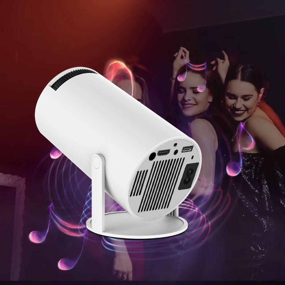 Projector HY300 PRO 4K Android 11 Dual Wifi6 260ANSI Allwinner H713 BT5.0 1080P 1280*720P Home Cinema Outdoor Projetor