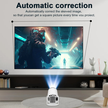 Projector HY300 PRO 4K Android 11 Dual Wifi6 260ANSI Allwinner H713 BT5.0 1080P 1280*720P Home Cinema Outdoor Projetor